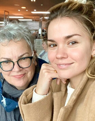 Jill Mitchell with her daughter Maia Mitchell